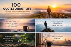 100 Quotes About Life: Inspiring Moments