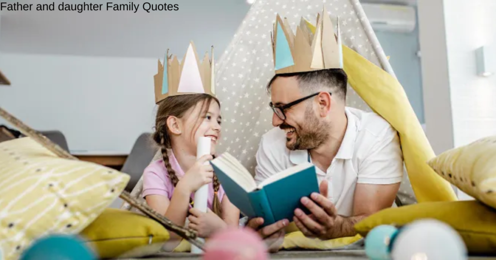 Father spending quality time with his child at home
