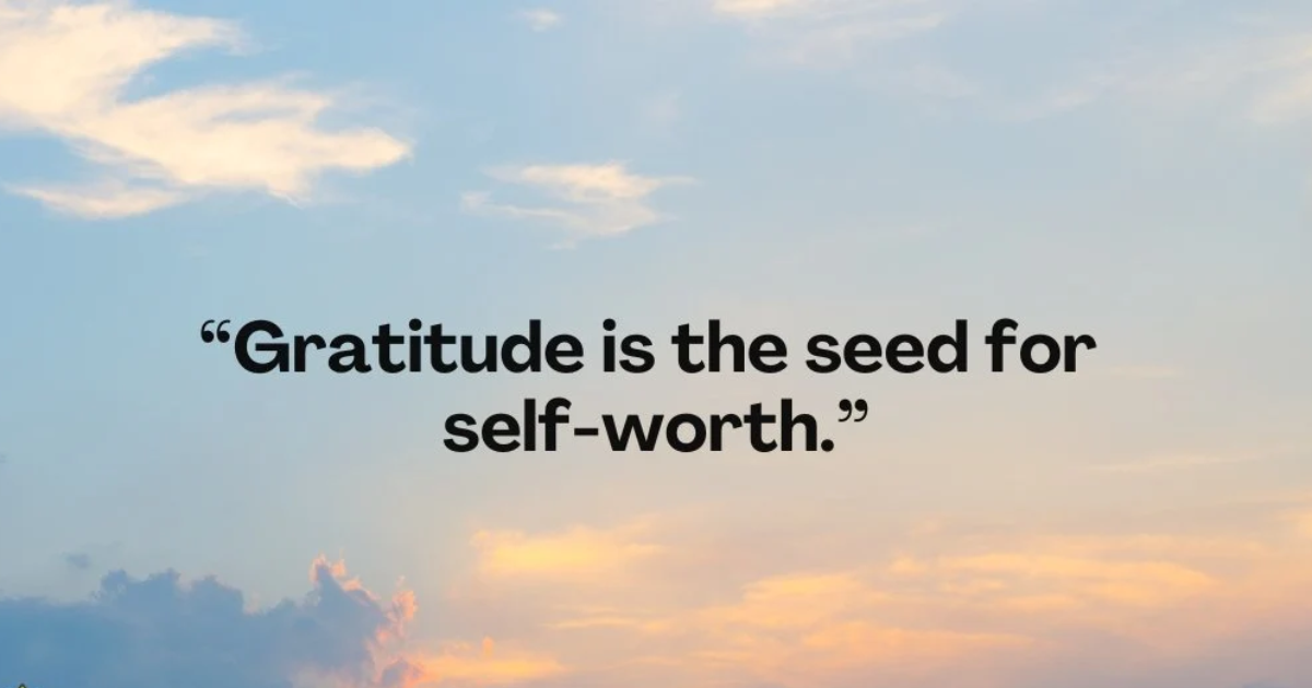 Gratitude turns ordinary moments into evidence that life has already given you something valuable.