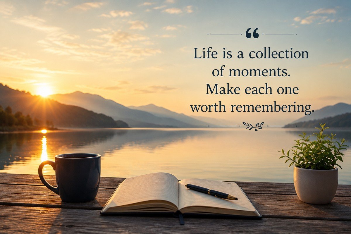Meaningful quotes about life, everyday moments, and personal reflection