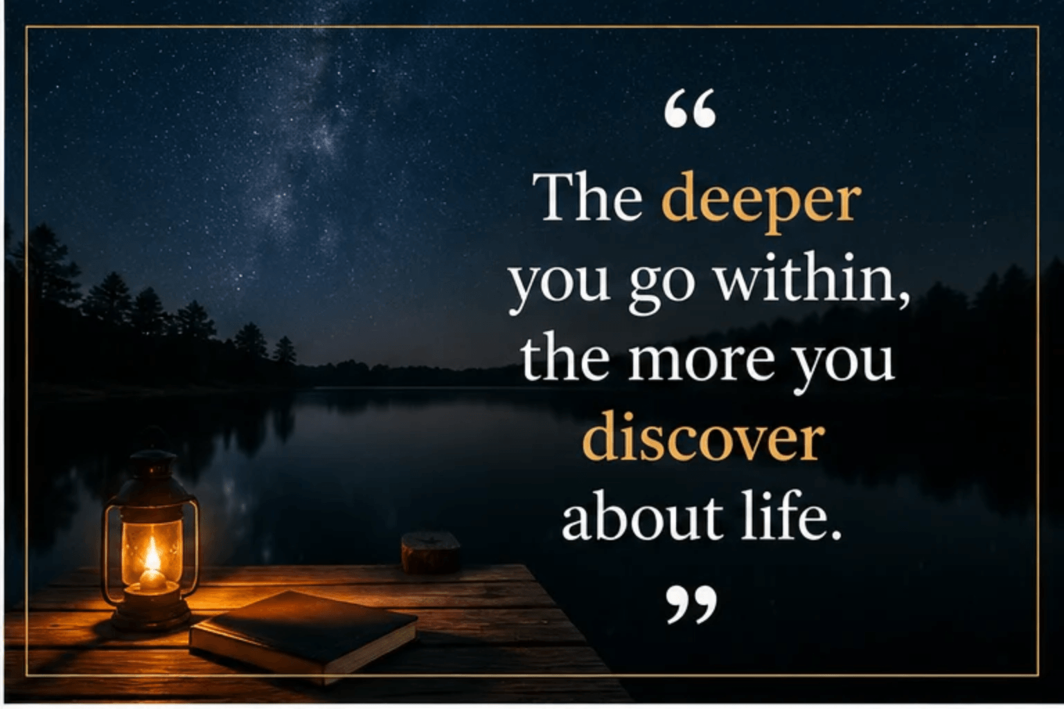Deep Life Quotes inner reflection