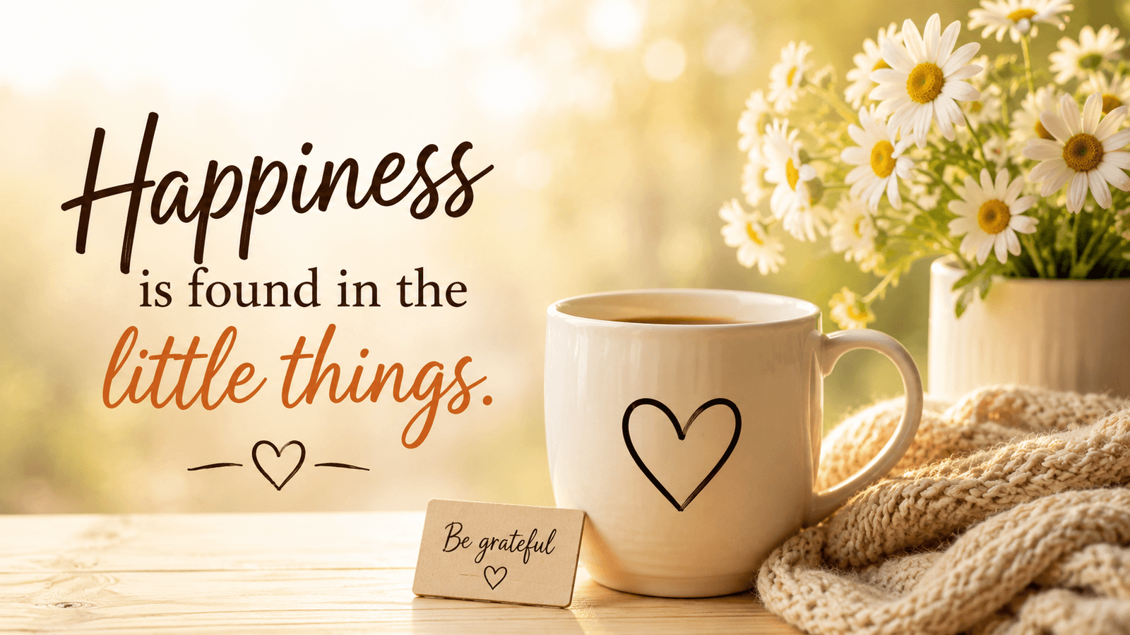Short quotes about happiness and gratitude