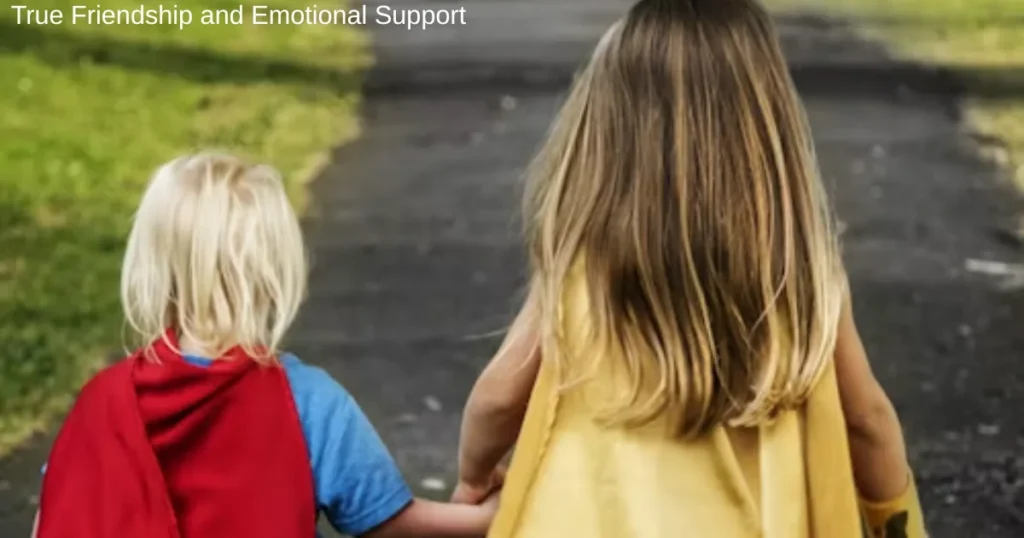 Close friends sharing a supportive moment together