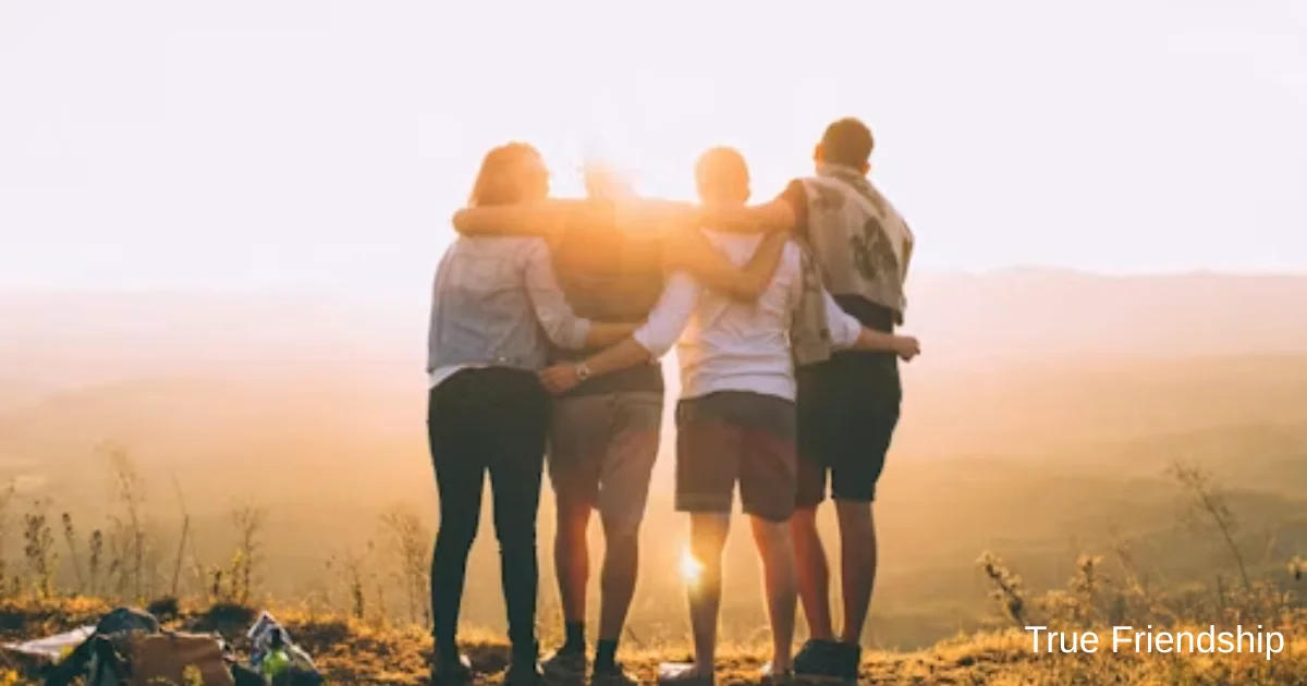 close friends sharing a meaningful moment outdoors